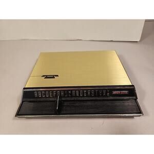 Vtg Streamline Telephone Directory Pop Up Office Desk Park Sherman MCM Unused